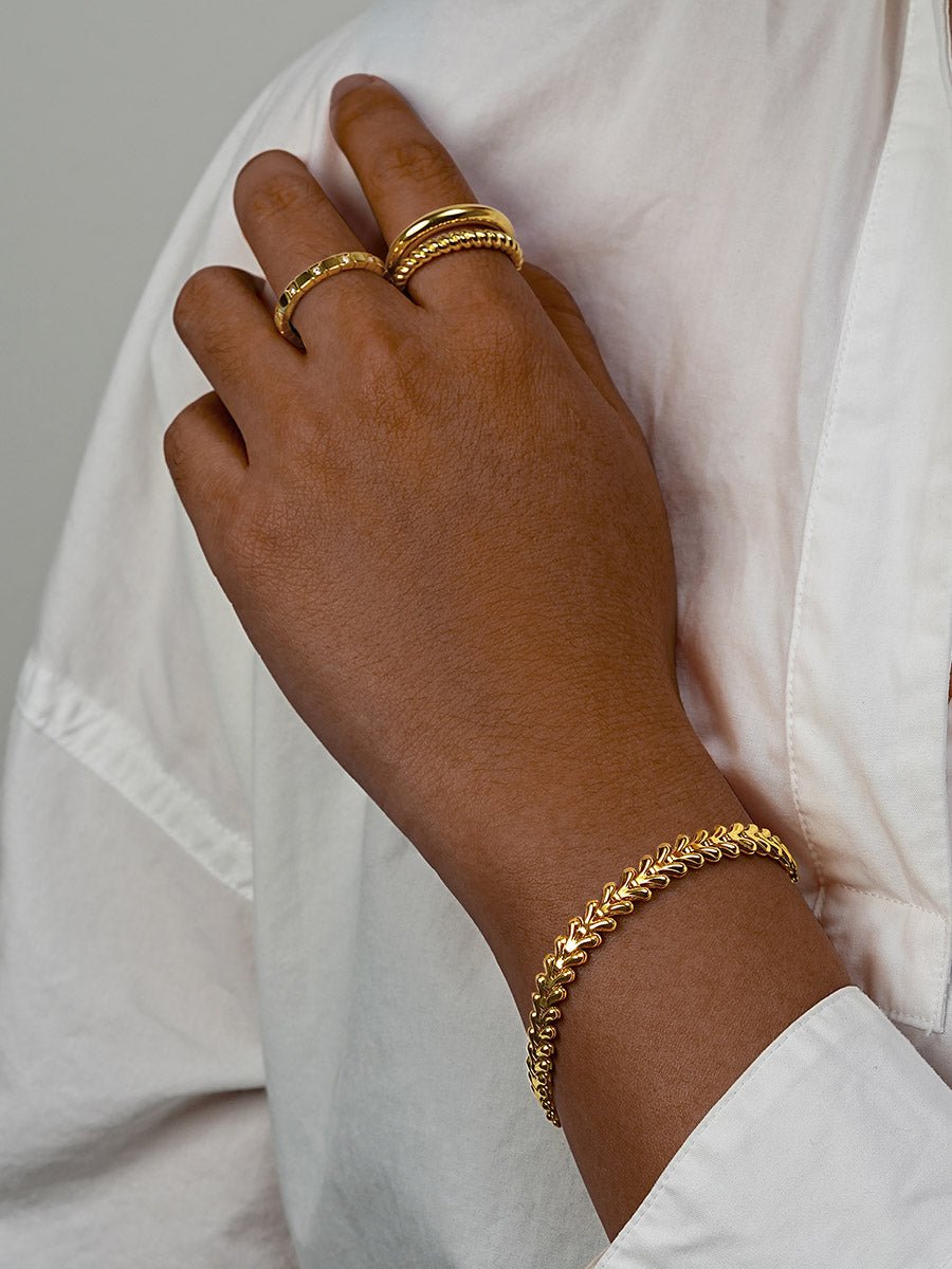 MISSION BONE ARMBAND GOLD-Shopicrush